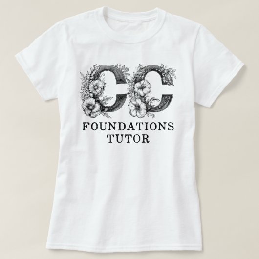 Retro CC Foundations Tutor klassieke gesprekken T-shirt (Design voorkant)