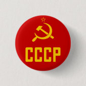 Retro CCCP USSR Button Sovjet-Unie (Voorkant)