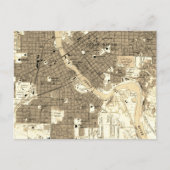 Retro Cedar Rapids Iowa Briefkaart (Voorkant)