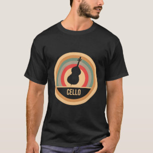 Retro cello cadeau voor cellisten t-shirt