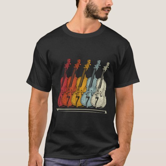 Retro Cello T-shirt (Voorkant)