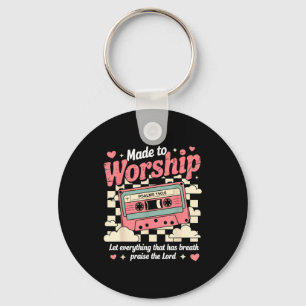 Retro Cette Made To Worship Psalmen 150_6 Christel Sleutelhanger