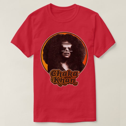 Retro Chaka Khan Tribute T-shirt (Design voorkant)