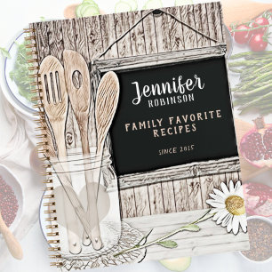 Retro Chalkboard, Mason Jar en Daisy Notitieboek