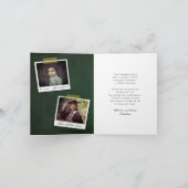 Retro Chalkboard Schets Fotogradatie Afstudeerder Bedankkaart (Binnen)