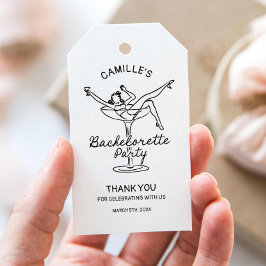 Retro Champagne Bachelorette Party Dank u Cadeaulabel
