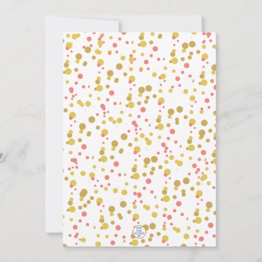 Retro Champagne  Cool Bachelorette Party Kaart (Achterkant)