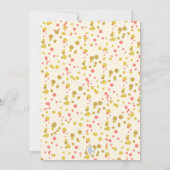 Retro Champagne  Cool Bachelorette Party Kaart (Achterkant)