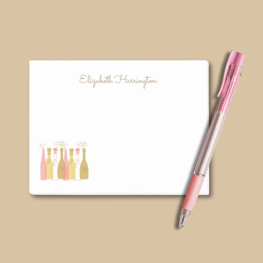 Retro Champagnetflessen Glam Retro 1960s Stijl Post-it® Notes