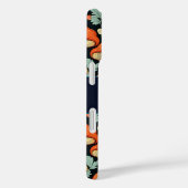 Retro champignons Flowers gepersonaliseerd Case-Mate iPhone Case (Achterkant / Rechts)