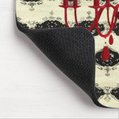 Retro Chandelier Glamor ~ Mousepad Muismat (Hoek)