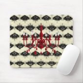 Retro Chandelier Glamor ~ Mousepad Muismat (Met muis)