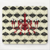 Retro Chandelier Glamor ~ Mousepad Muismat (Voorkant)