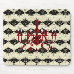 Retro Chandelier Glamor ~ Mousepad Muismat