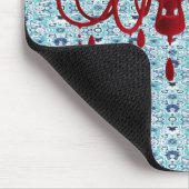 Retro Chandelier Glamor ~ Mousepad Muismat (Hoek)