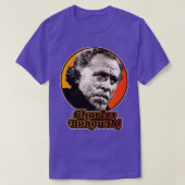 Retro Charles Bukowski Tribute T-shirt (Design voorkant)