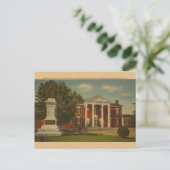 Retro Charlottesville Civil War Monument Briefkaar Briefkaart (Staand voorkant)