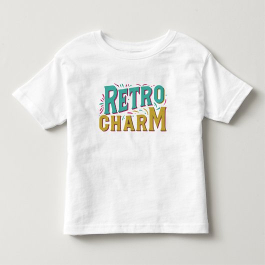 Retro Charm multi Color design T-Shirt (Voorkant)
