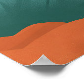 Retro Charm van Scottsdale -  Arizona Poster (Hoek)