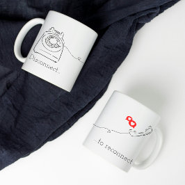 Retro Chatter: telefoon nostalgie Mok