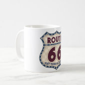 Retro Checker 66 Koffiemok (Voorkant links)