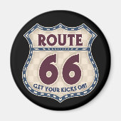 Retro Checker 66 Magneet (Voorkant)