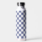 Retro Checker Patroon 90s Paarse Waterfles (Links)