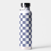 Retro Checker Patroon 90s Paarse Waterfles (Rechts)