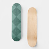 RETRO CHECKERBOARD BLAUW Skateboard (Voorkant)
