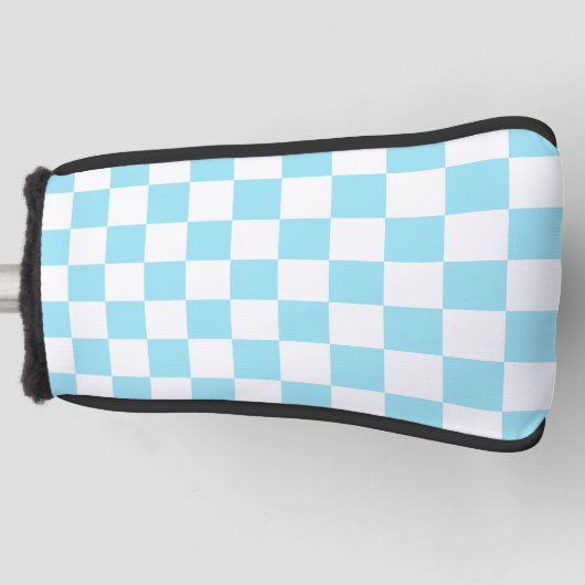 Retro Checkerboard Golfheadcover (Voorkant)