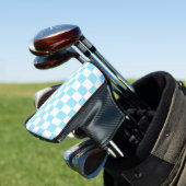 Retro Checkerboard Golfheadcover (Insitu)