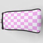 Retro Checkerboard Golfheadcover (Voorkant)
