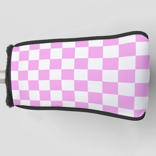 Retro Checkerboard Golfheadcover (Voorkant)