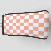 Retro Checkerboard Golfheadcover (Voorkant)