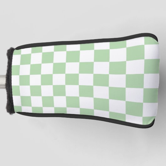 Retro Checkerboard Golfheadcover (Voorkant)