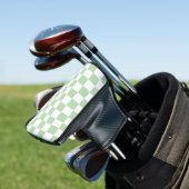 Retro Checkerboard Golfheadcover (Insitu)