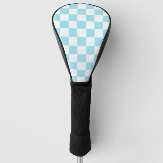 Retro Checkerboard Golfheadcover (Voorkant)