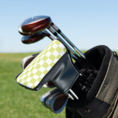 Retro Checkerboard Golfheadcover (Insitu)