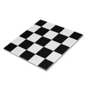 Retro Checkerboard Patroon Keramische Tegel Tegeltje (Zijkant)