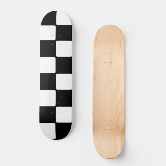 RETRO CHECKERBOARD Skateboard (Voorkant)