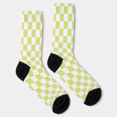 Retro Checkerboard Sokken (Rechts)