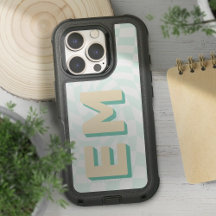 Retro Checkerboard vet monogram