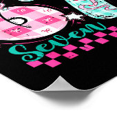 Retro Checkered Valentine Six Seven Meme 67 Viral Poster (Hoek)