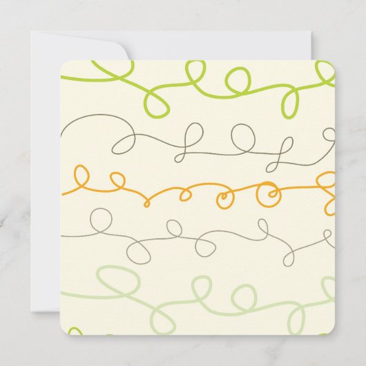 Retro Checks and Scribbles Chic 3 Photo Boy Birth Aankondiging (Achterkant)