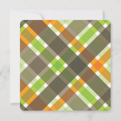 Retro checkt de moderne 2 fotograafpartij kaart (Achterkant)