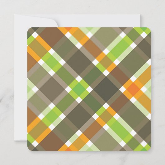 Retro checkt de moderne 2 fotograafpartij kaart (Achterkant)