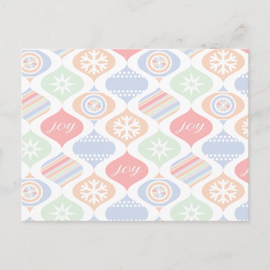 Retro Cheer Feestdagenkaart (Voorkant)