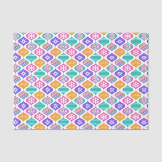 Retro Cheer (Joy Pop) Tissuepapier (Voorkant)