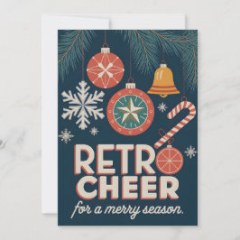 Retro Cheer - Kerst Kaart