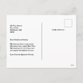 Retro Cheer Merry and Bright Retro Christmas Feestdagenkaart (Achterkant)